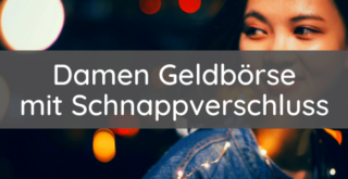 Damen Geldbörse mit Schnappverschluss